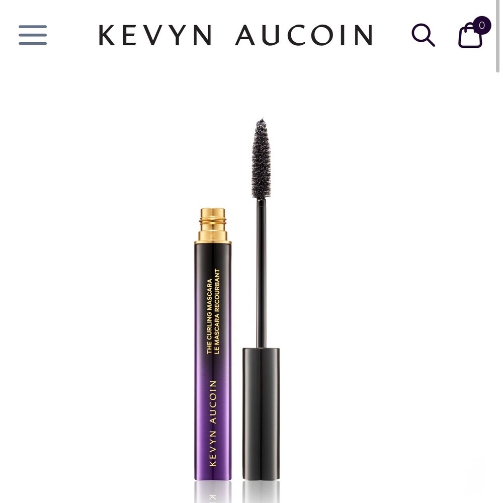 NIB Kevyn Aucoin The Curling Mascara‎ Black Net Wt 0.18 Oz